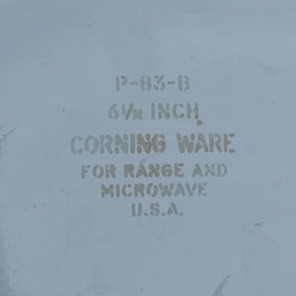 Corning Ware Vintage Spice of Life Size 6 1/2 Inch Model Number P-83-B